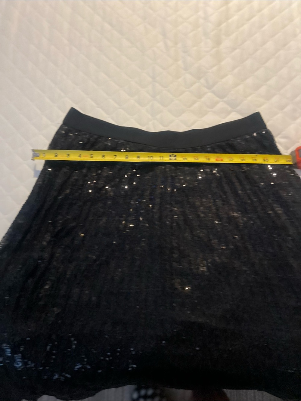 Simply Vera Vera Wang Black Sequin Skater Skirt - Picture 4 of 5